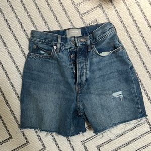 Everlane Rigid Way-High Denim Shorts